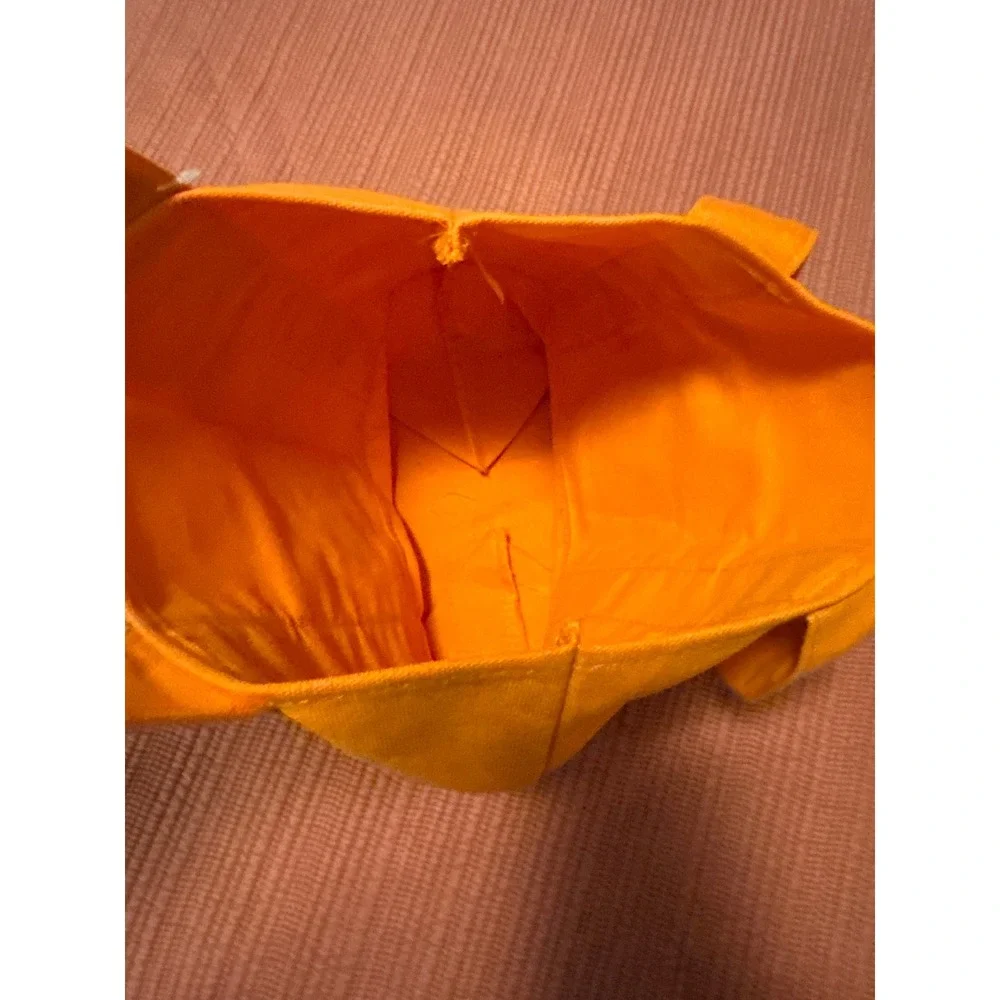 New with Tag Trader Joe's 2025 Mini Trick or Treat Canvas Tote Orange